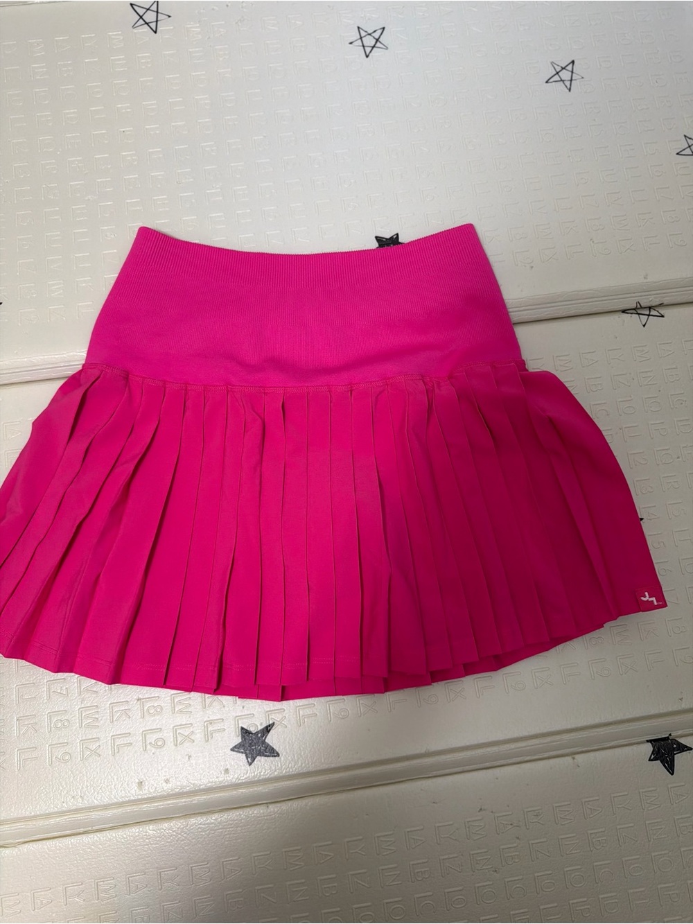 JoyLab Hot Pink Pleated Mini Skirt